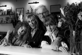 LOS ANGELES, CA - FEBRUARY 10: (L-R) Anne, Nancy, Steven and Sue Spielberg at The Milky Way restaurant in Los Angeles, CA on February 10, 2023. (Devin Yalkin / For The Times)