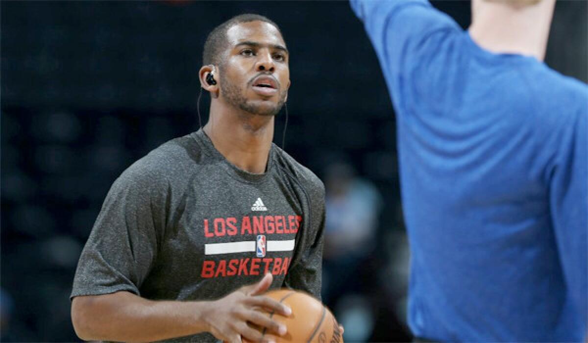 Chris Paul could rejoin the Clippers on the court Sunday after missing 18 games because of a separated right shoulder.
