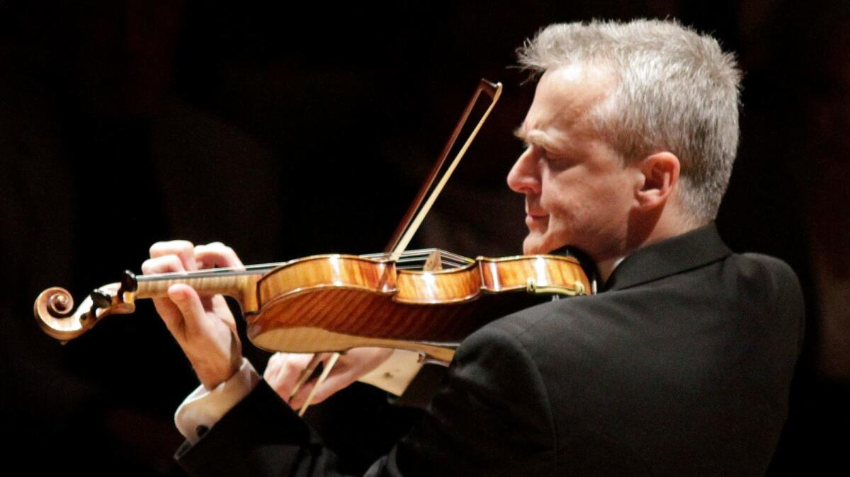 Violinist Martin Chalifour will perform as part of this Sunday's Le Salon de Musiques.