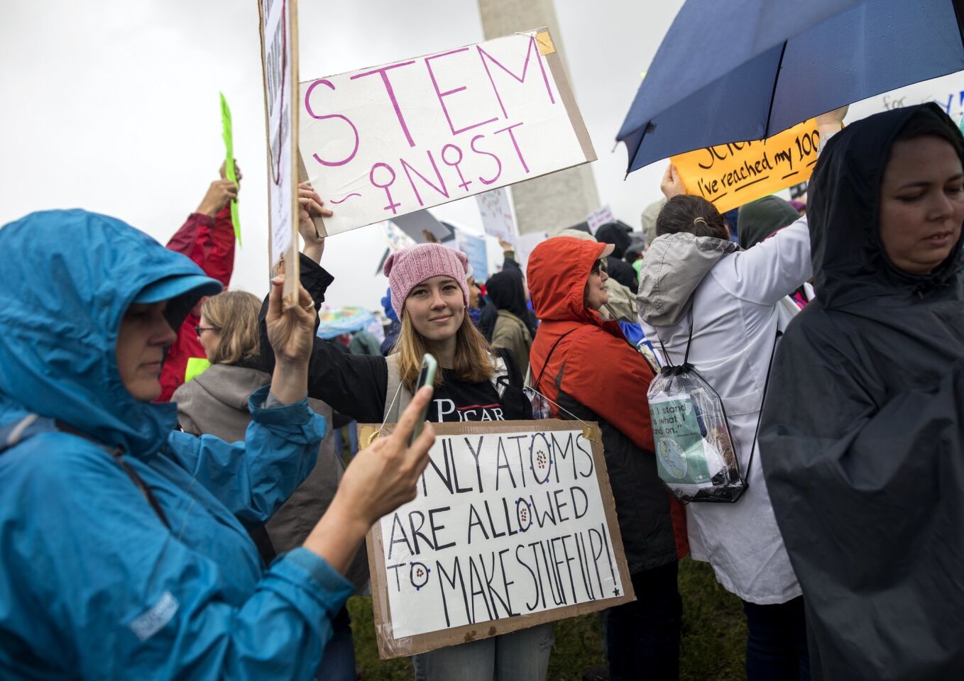 Science fans gather on the National Mall for the March for Science in Washington, D.C.