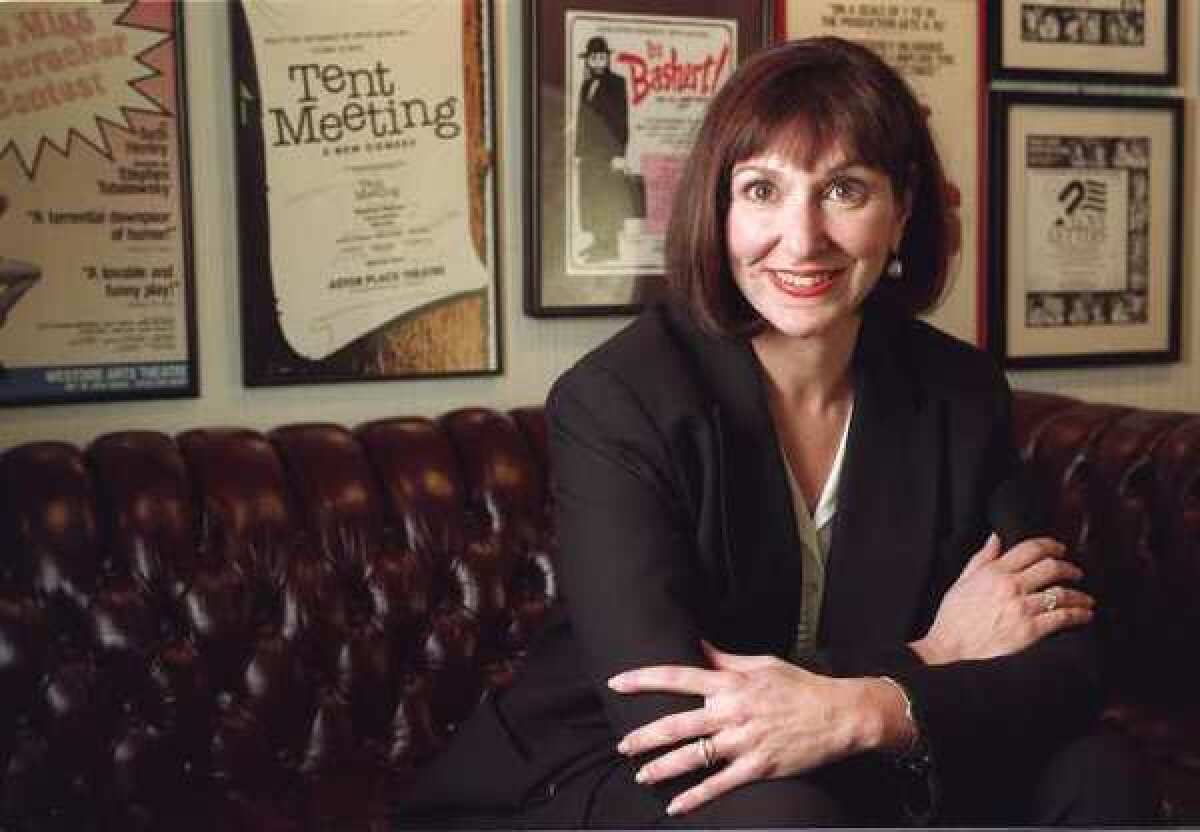 Joan Stein, at her office in Beverly Hills, in 1997.