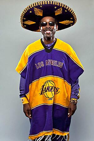 Lakers photo booth
