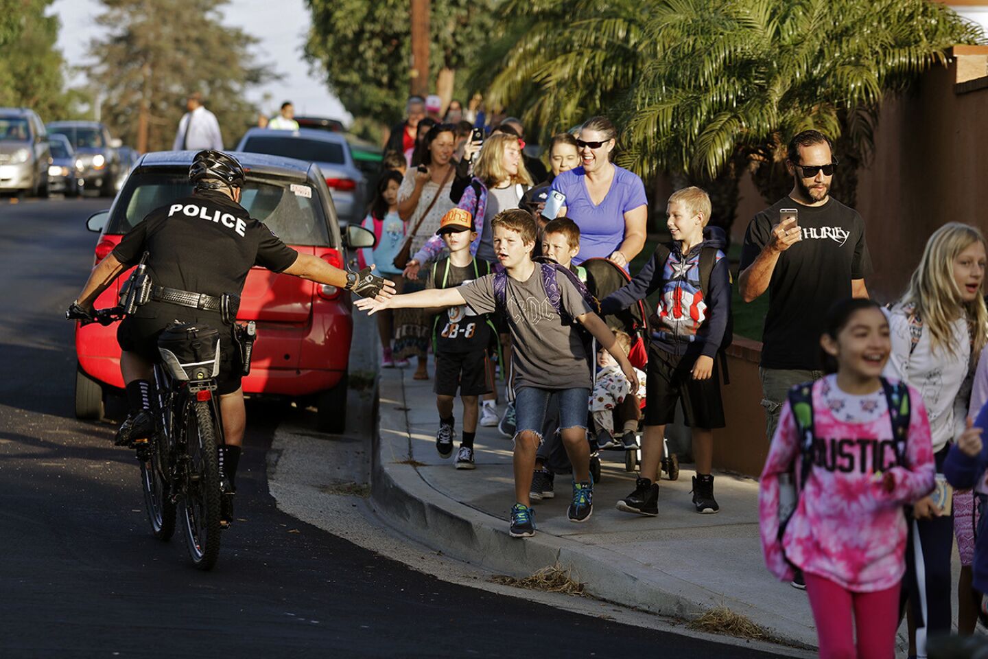 Photo Gallery: Kaiser Elementary students participate in Walk to School Day