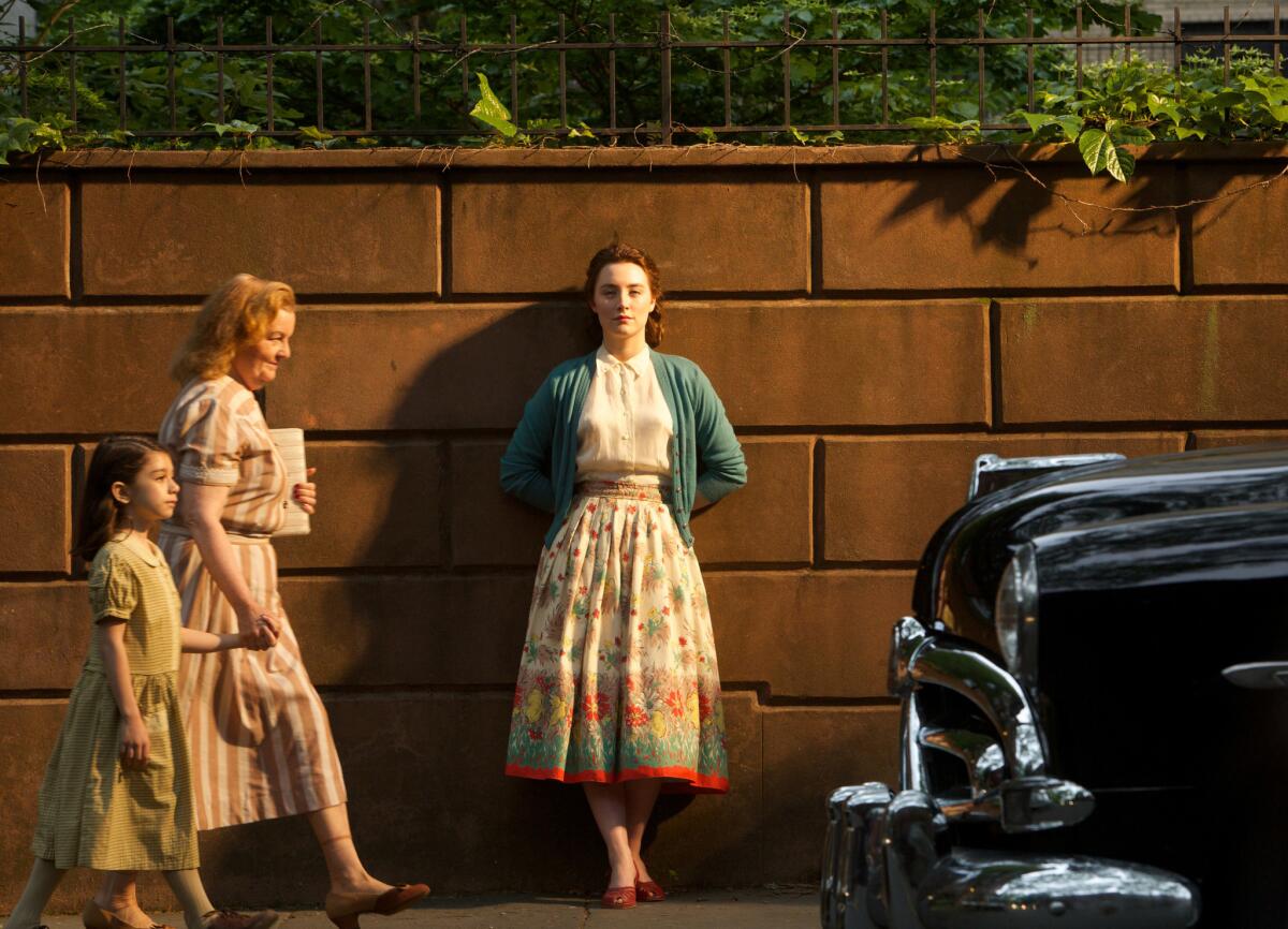 Saoirse Ronan as Eilis in the movie "Brooklyn."