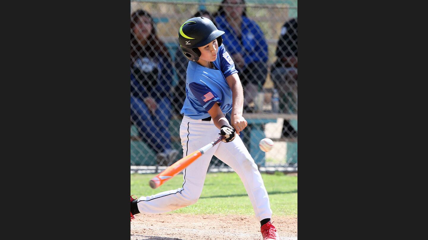 Photo Gallery: Crescenta Valley 11-year-old majors beats Vaqueros in District 16 Little League championship