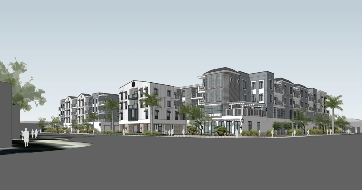 A rendering of the proposed Bolsa Chica Senior Living Community.