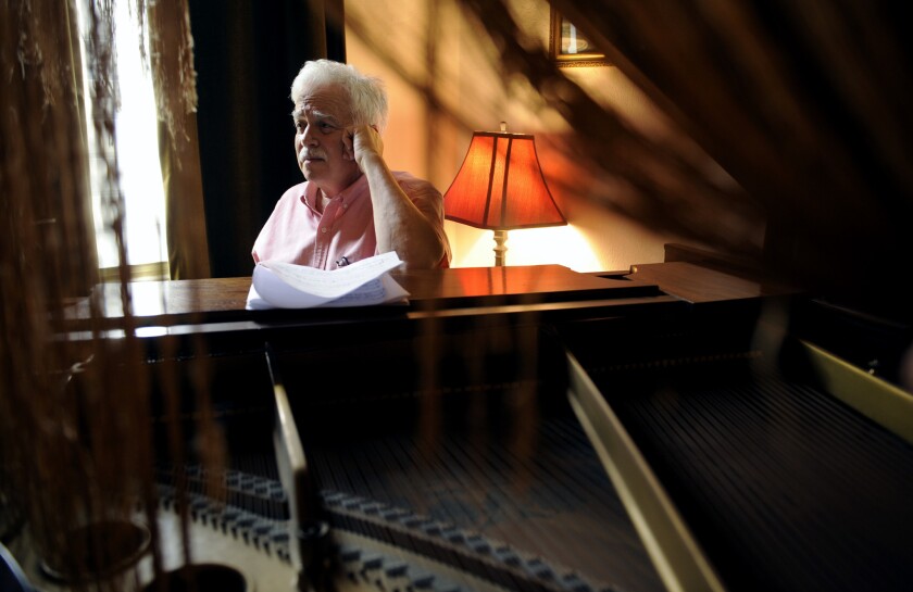 Van Dyke Parks, photographed in 2013 at his home in Pasadena, has welcomed the jury verdict in the copyright infringement case against Robin Thicke and Pharrell Williams over their hit song "Blurred Lines."