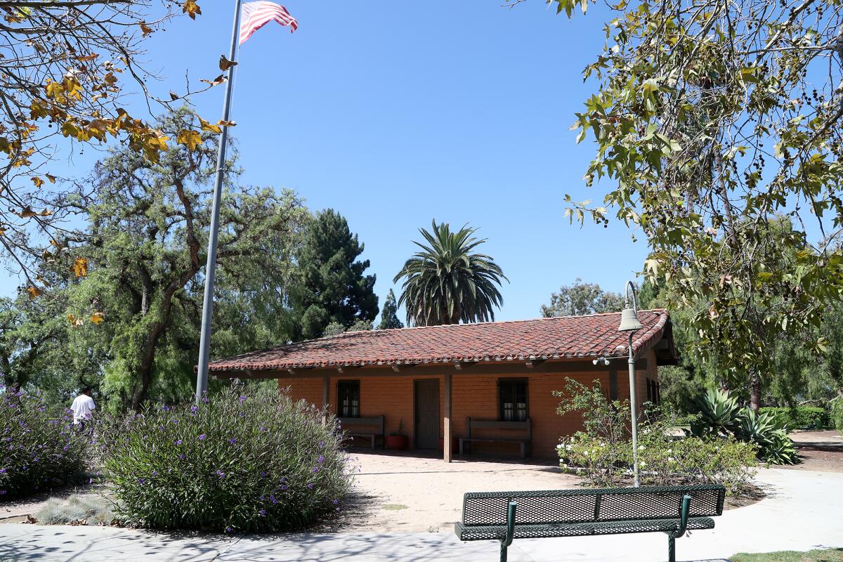 The Diego Sepulveda Adobe building at Estancia Park in Costa Mesa is thought to have been constructed between 1817 and 1823.