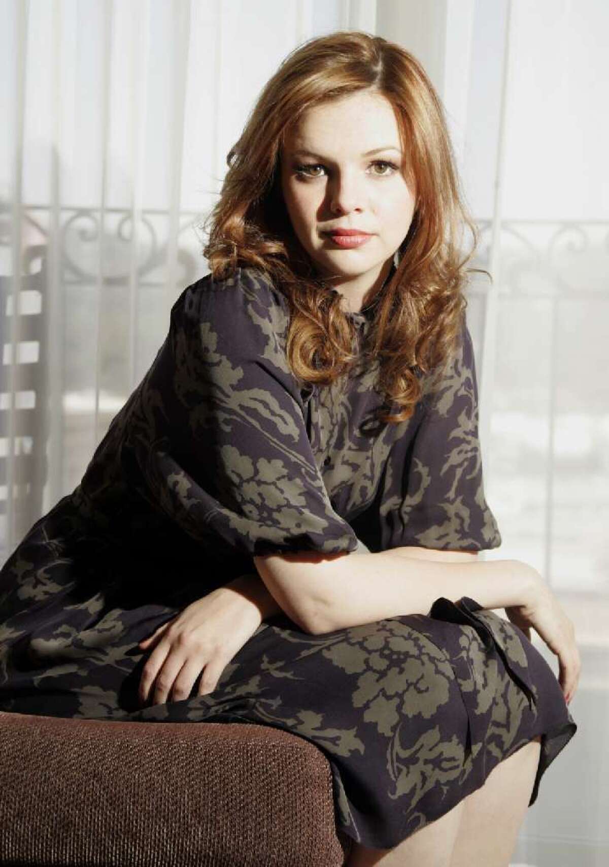Amber Tamblyn, pictured in 2007, will play Charlie Harper's lesbian daughter on "Two and a Half Men."