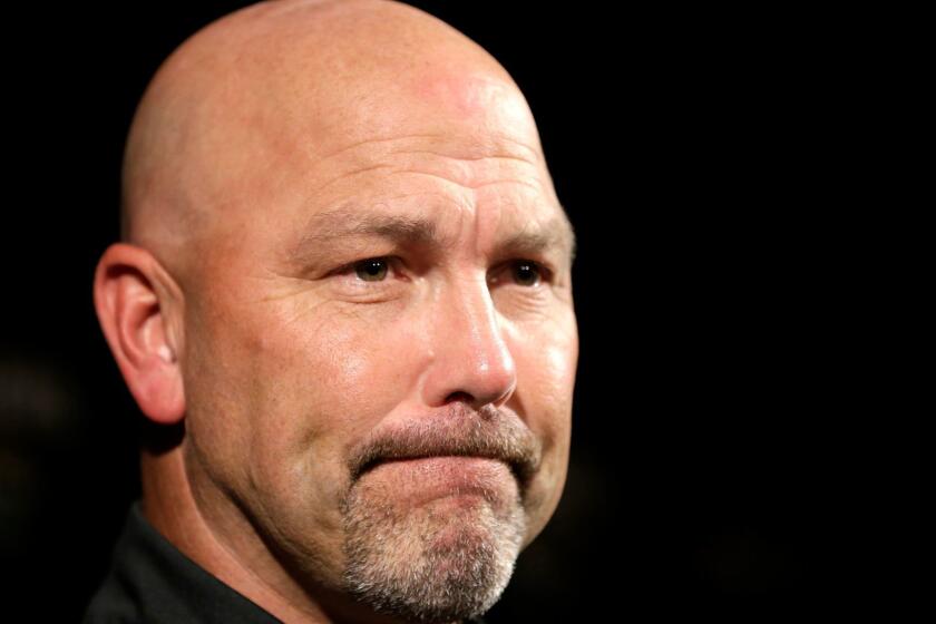 Gus Bradley speaks to reporters after Jacksonville's loss to Houston on Sunday.