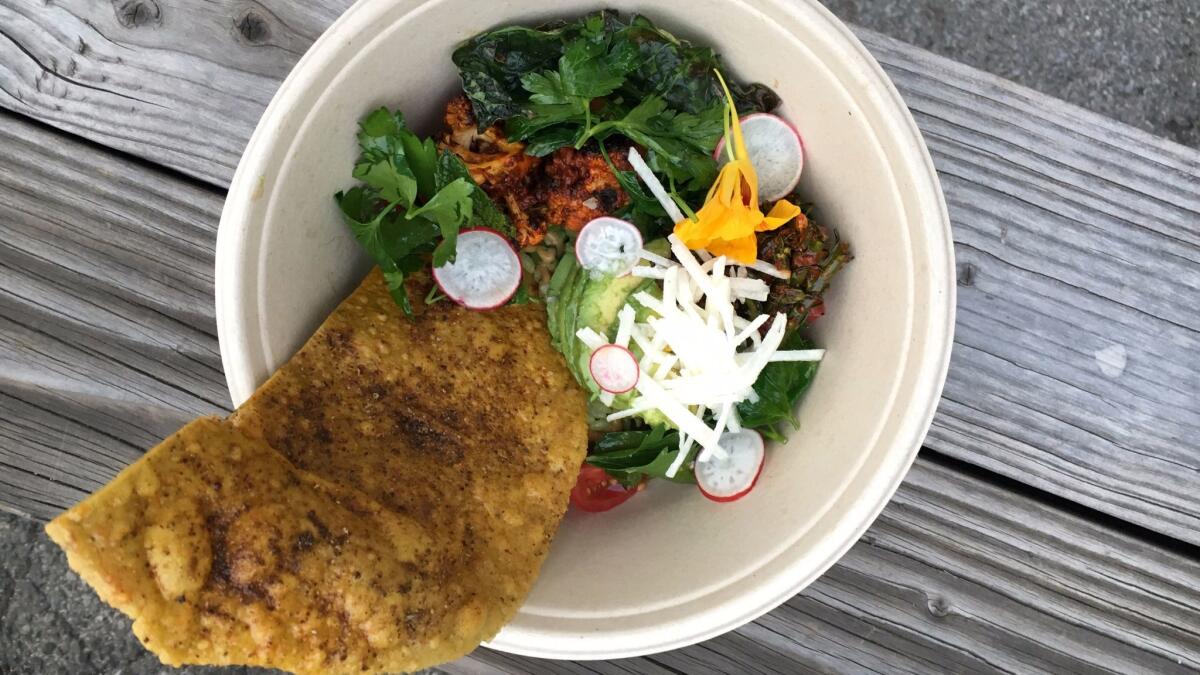 Taco salad bowl by Rosio Sanchez and Jessica Koslow.