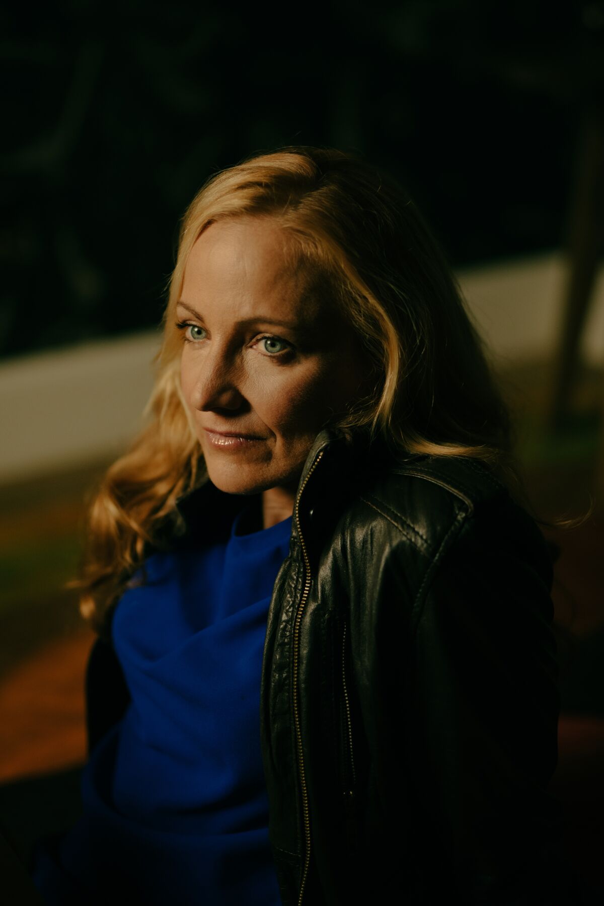 Lesley Patterson looks slightly off camera for a portrait.