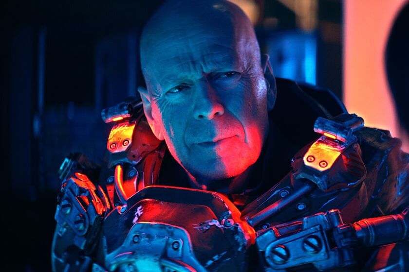 Bruce Willis in the movie "Cosmic Sin."