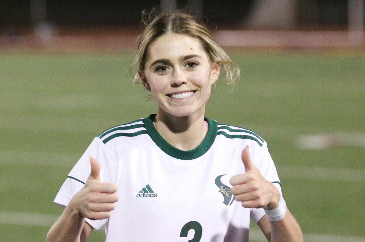 LCC junior Cece Egan's second half goal proved to be the difference.