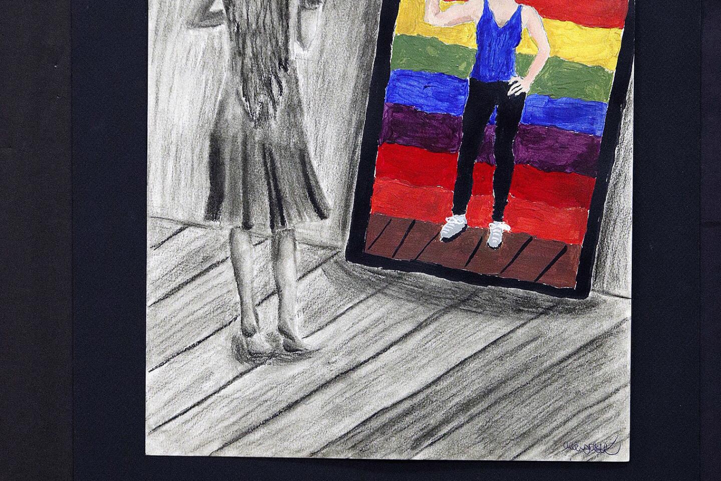 Several Glendale schools, students participate in Pride art showcase