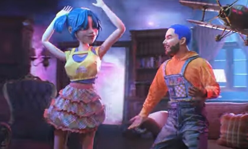 Esta Es La Version Literalmente Animada Del Azul De Balvin Los