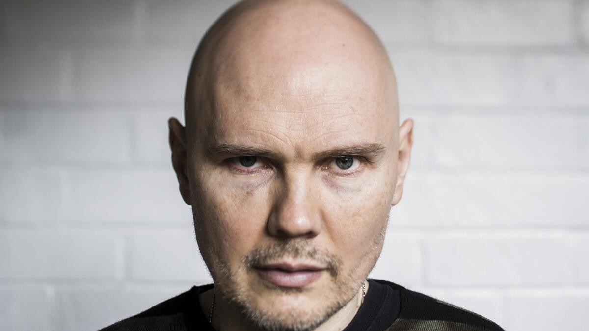 Smashing Pumpkins frontman Billy Corgan was in Los Angeles last week to promote his band's new album, "Monuments to an Elegy."