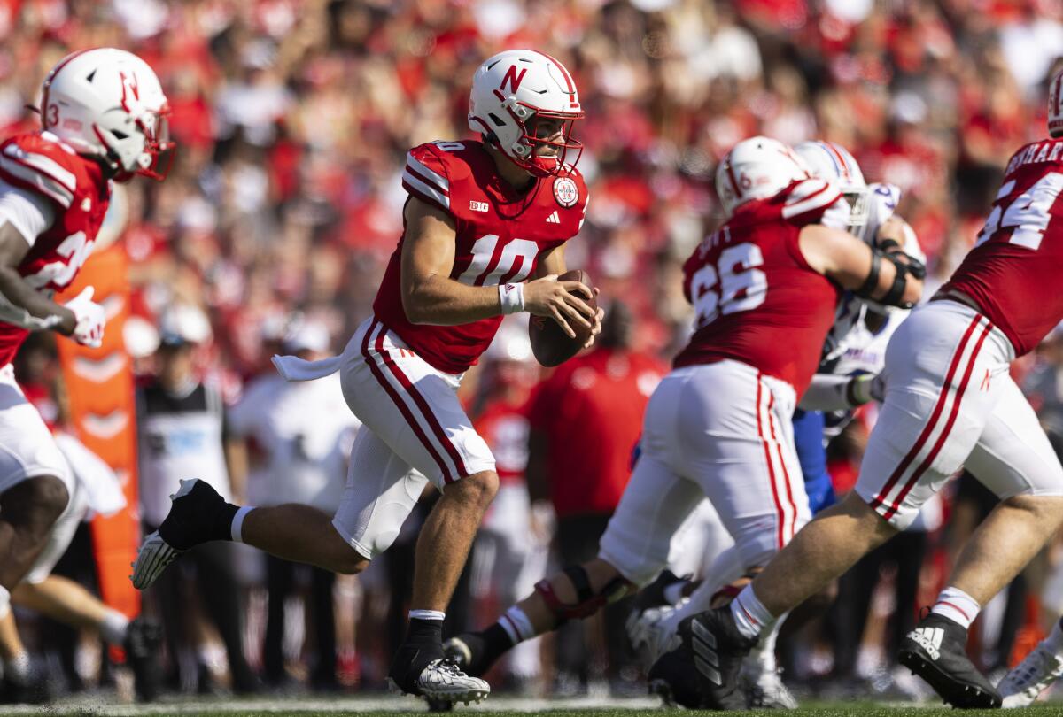 Huskers ramp up their ground game with Haarberg and Grant in a 28-14 win  over Louisiana Tech - The San Diego Union-Tribune