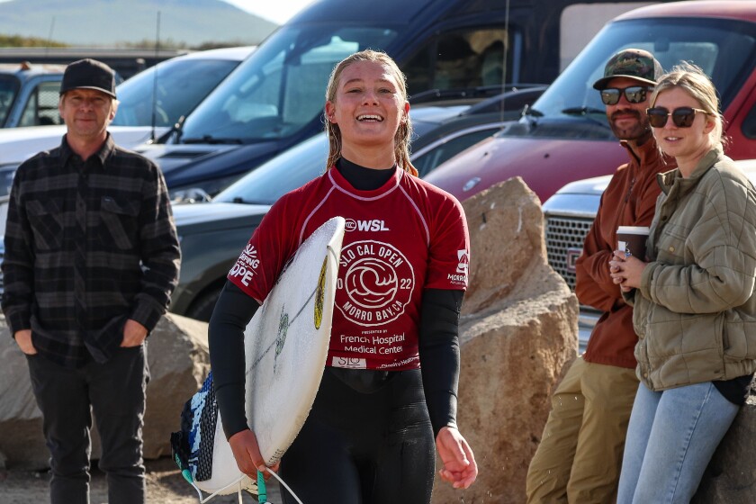 Encinitas surfer Ella McCaffray.