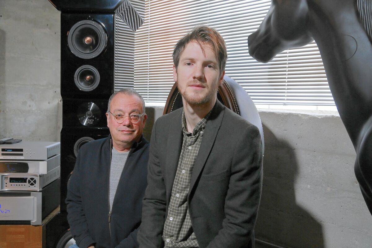 Larry Klein, left, and Blake Mills are both nominated for a Grammy Award as producer of the year.
