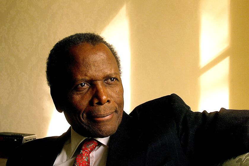 Sidney Poitier photographed in Pasadena in 2000.