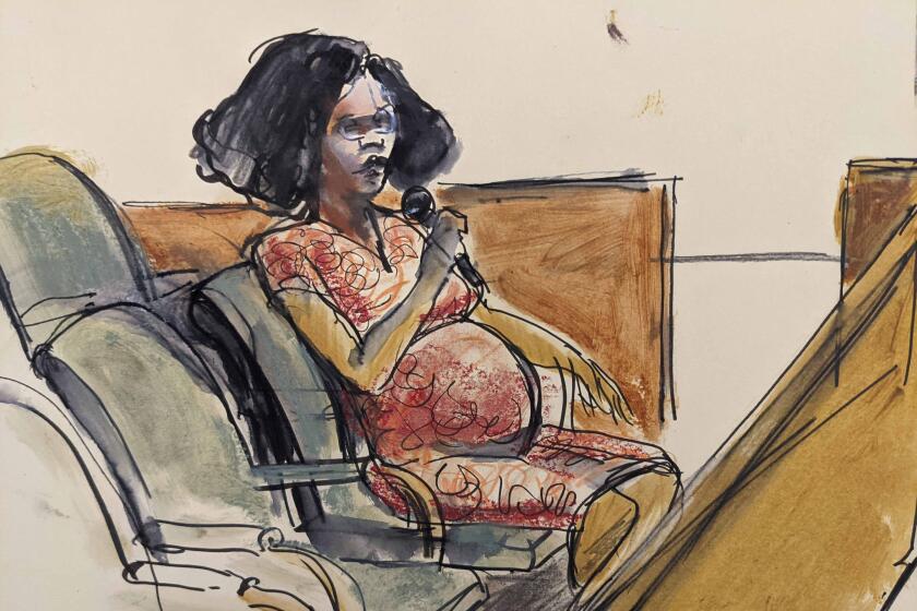 Courtroom sketch of Jerhonda Pace