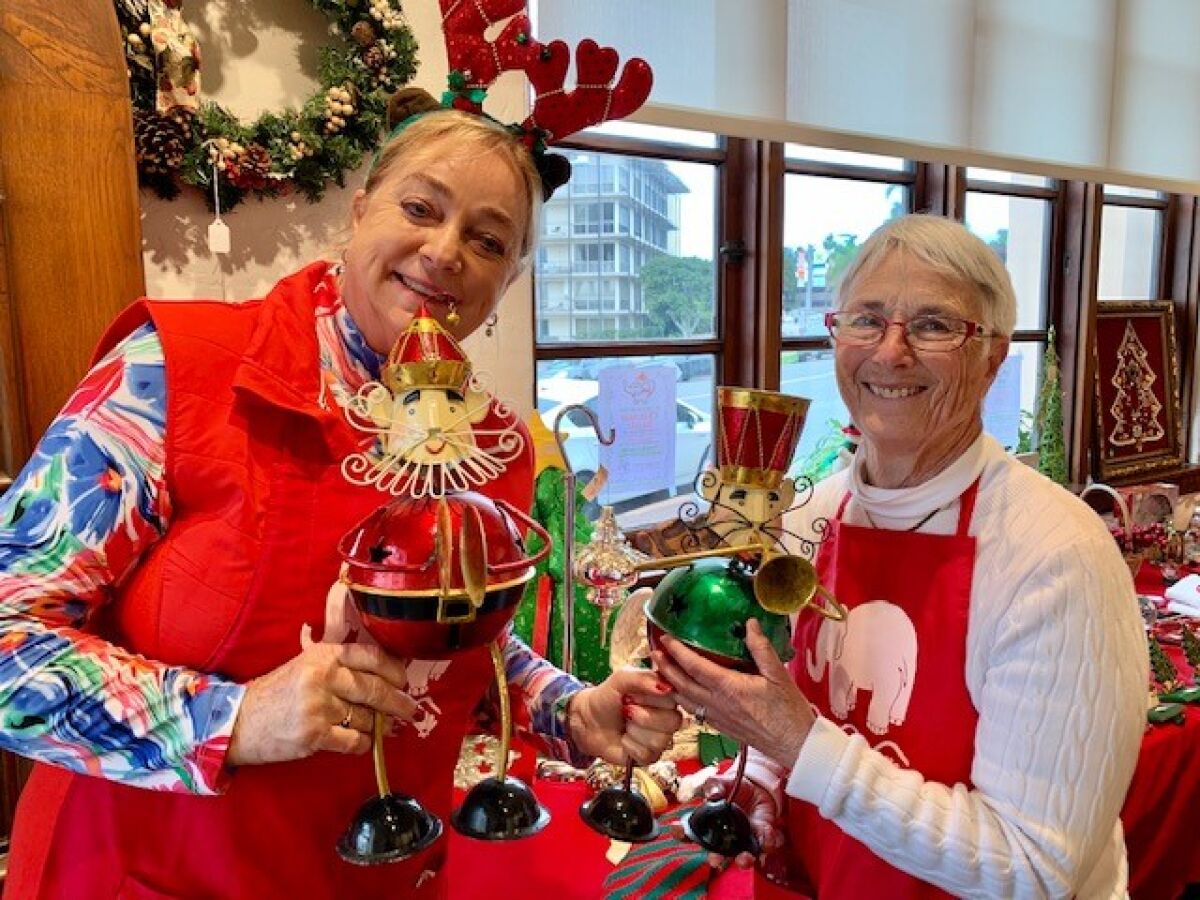 Karla Castetter and Charleen Boyl are co-chairs of St. James by-the-Sea Episcopal Church's Christmas Bazaar set for Dec. 4-5.