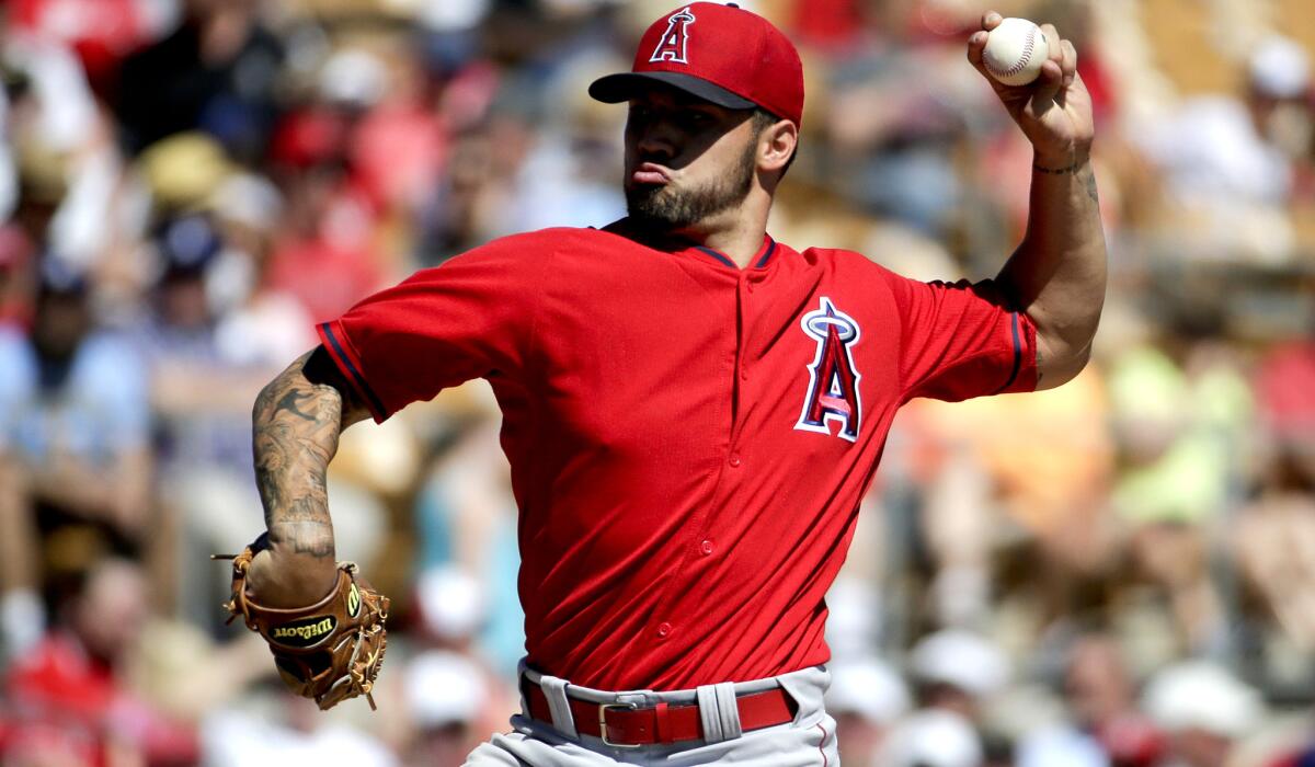 Angels starter Hector Santiago and all other pitchers will be on the clock between innings and pitches this season.