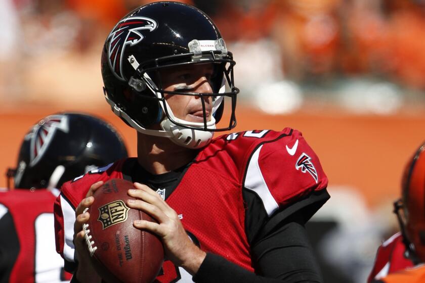 Atlanta Falcons quarterback Matt Ryan passes during Sunday's loss to the Cincinnati Bengals.