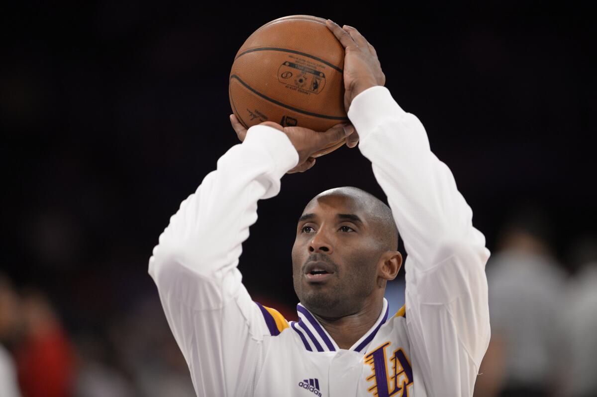Kobe Bryant leads the NBA with 26.7 points per game while shooting just 38.1% from the field, which would be a career-low if he continues to shoot at that rate for the rest of the season.