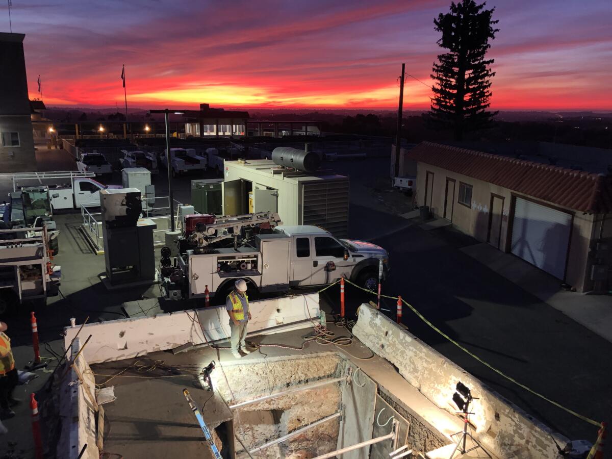 The Santa Fe Irrigation District's treatment plant.