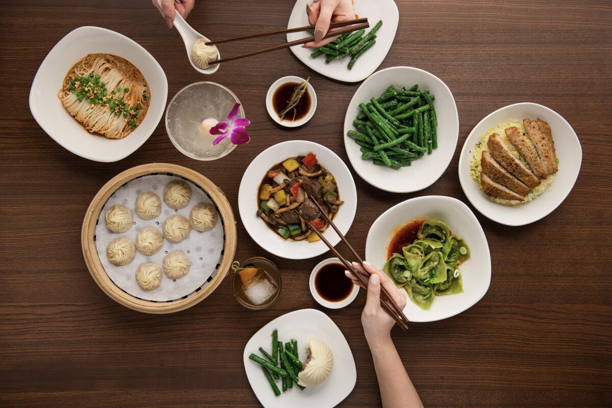 Din Tai Fung is known for xiao long bao or soup dumplings as well as other Taiwanese dishes. 