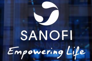 FILE - In this Feb. 7, 2019 the logo of French drug maker Sanofi is pictured at the company's headquarters, in Paris. French drugmaker Sanofi said Tuesday it was shelving plans for a COVID-19 vaccine based on messenger RNA despite positive results from early stage testing. (AP Photo/Christophe Ena, File)