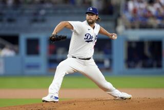 LOS ANGELES, CALIFORNIA - AUGUST 10: Starting pitcher Clayton Kershaw #22 of the Los Angeles Dodgers.