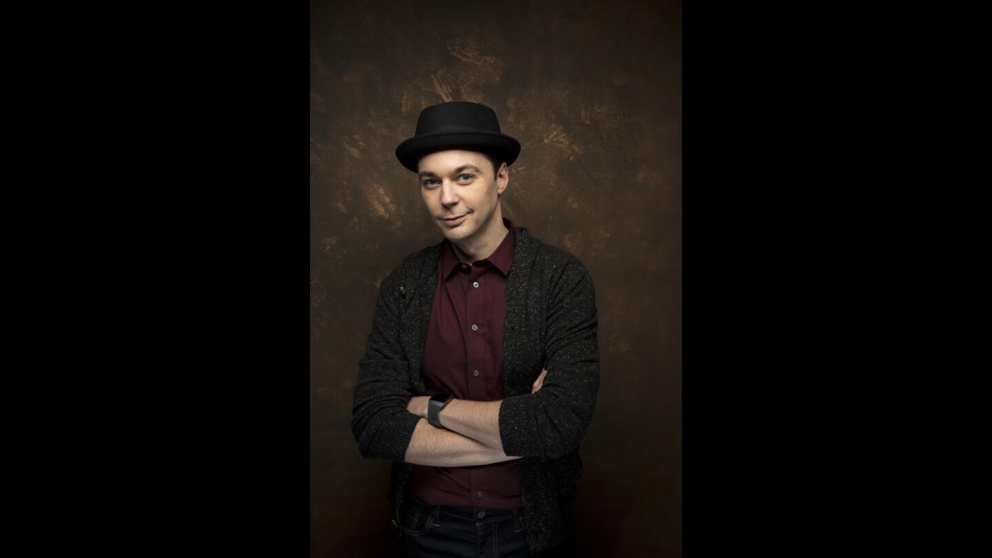 Actor Jim Parsons, from the film, "A Kid Like Jake," photographed in the L.A. Times Studio at Chase Sapphire on Main, during the Sundance Film Festival in Park City, Utah, Jan. 21, 2018.