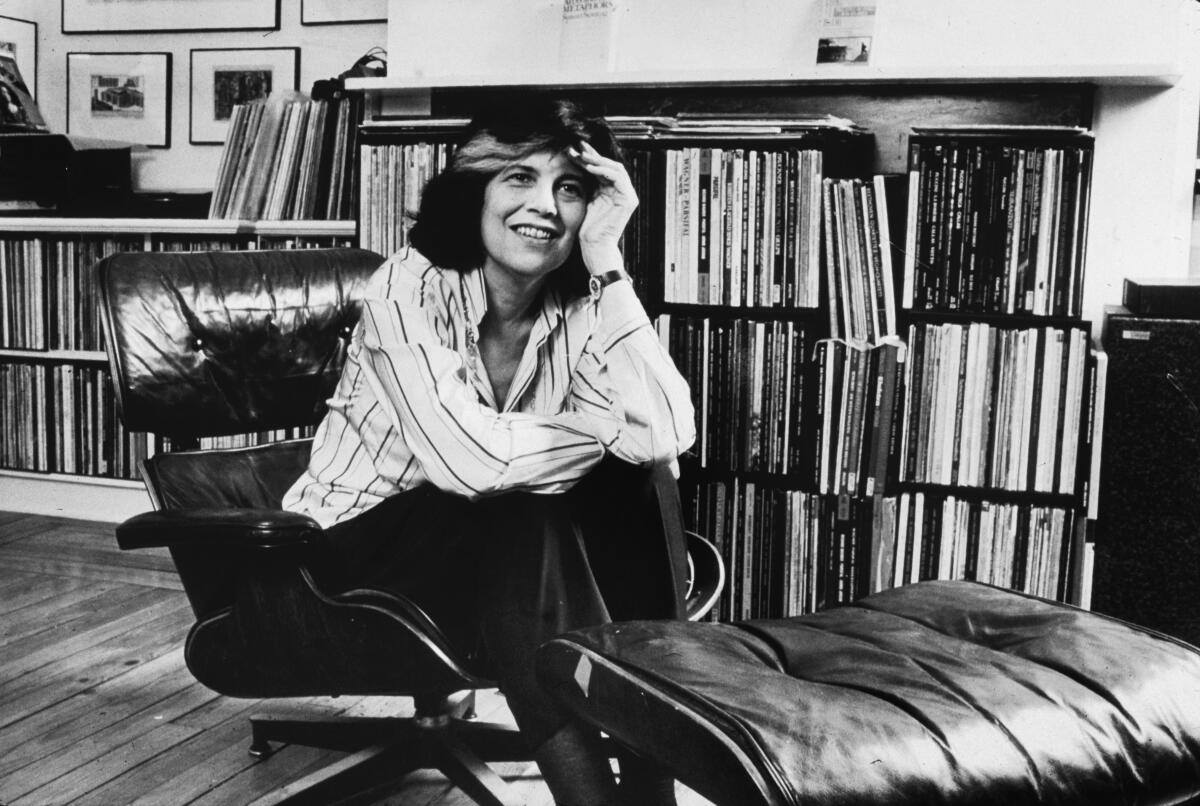 Susan Sontag, subject of a new biography by Benjamin Moser, "Sontag: Her Life's Work."