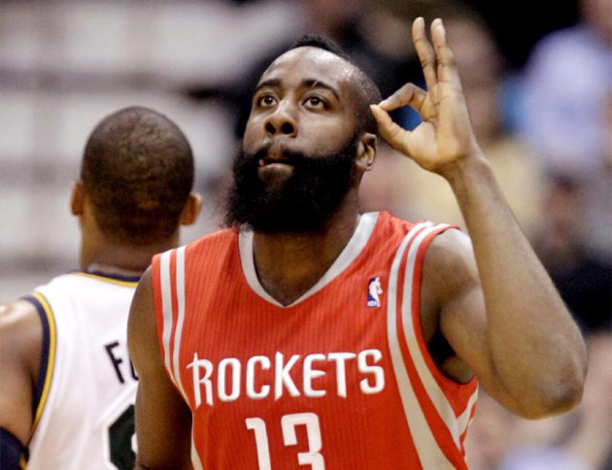 Houston guard James Harden