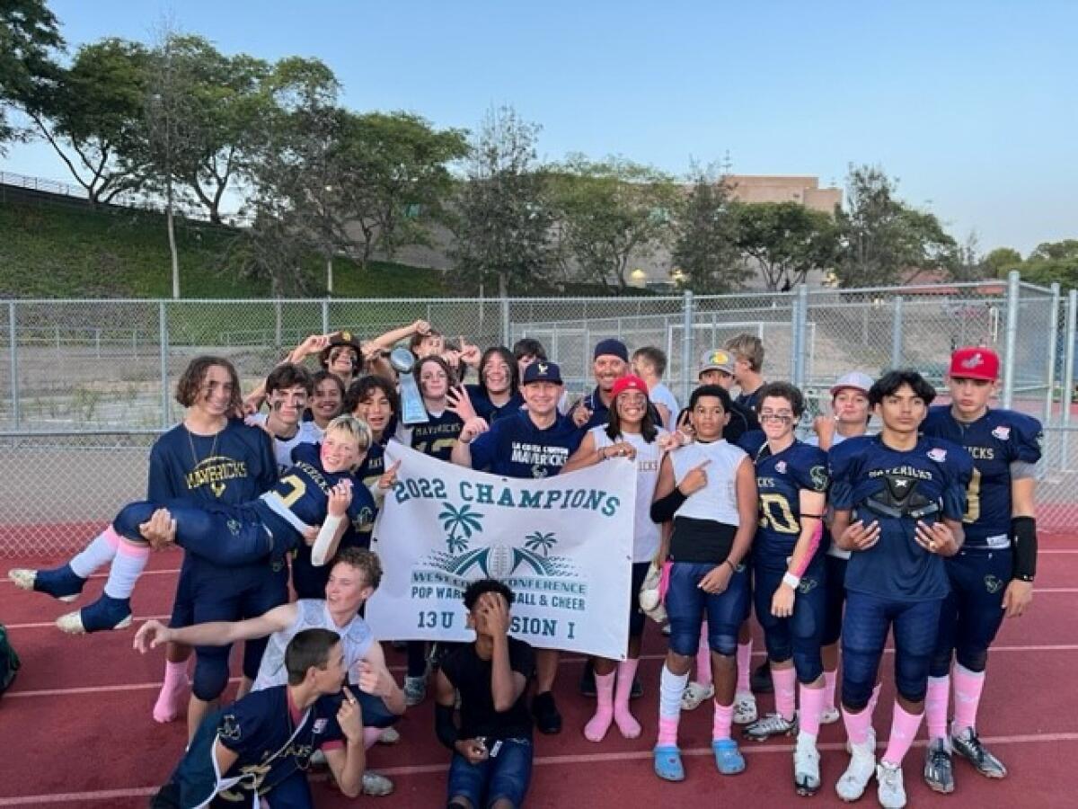 LCC Pop Warner 13U team wins WESCON Conference, on track for Super Bowl in  Florida - Encinitas Advocate