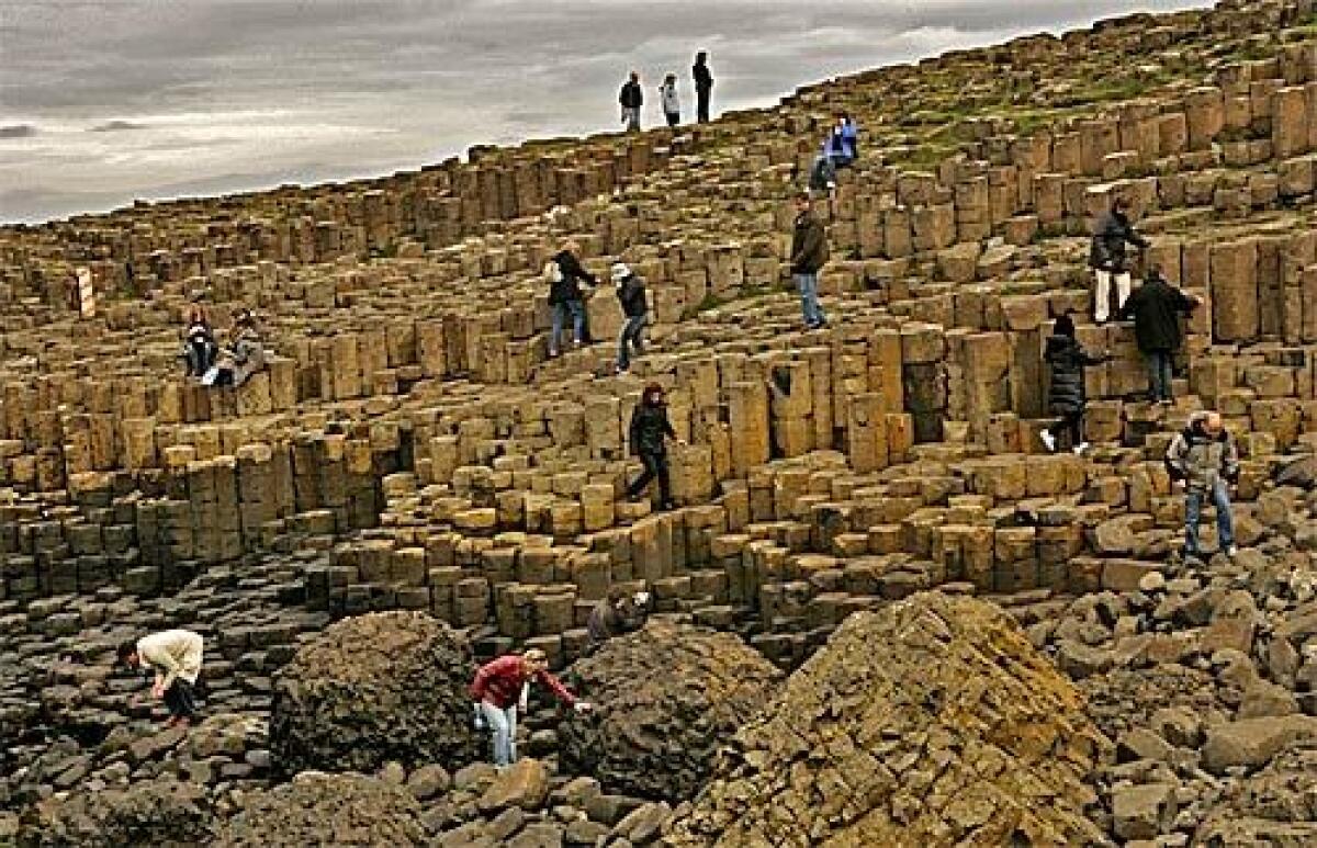 Giant's Causeway is a major tourist attraction in Ireland. Its hexagonal columns of basalt were formed as molten lava cooled. Places that have recently experienced some type of turmoil, whether it's financial (Ireland and Greece) or climatological (Thailand with recent floods) may be ripe for plucking from the bargain bin.