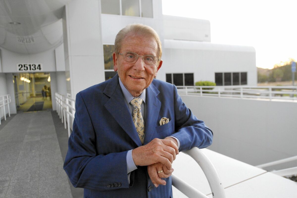 Alfred Mann, an entrepreneur who founded 17 firms, built a fortune that at one point topped $2 billion. Above, Mann in 2011.