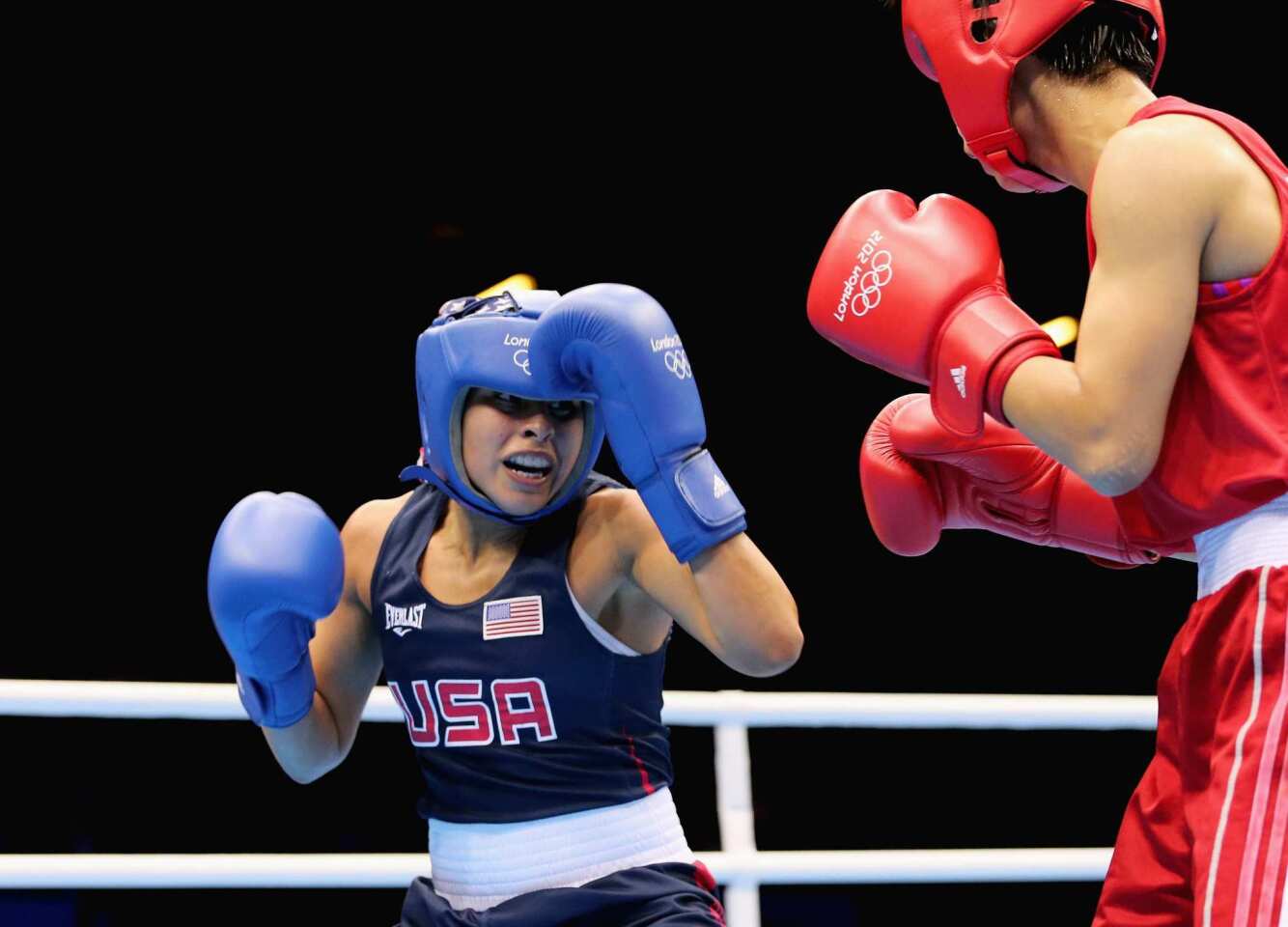 Women's flyweight bout