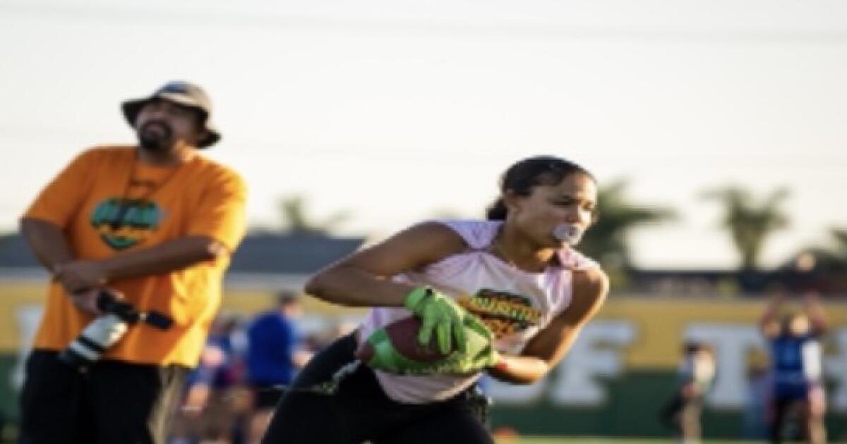 Prep talk: Girls’ flag football is finding a place in travel competitions