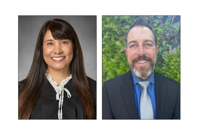 Gov. Gavin Newsom has appointed Toni Segura, left, and Blair Soper as judges in San Diego Superior Court.
