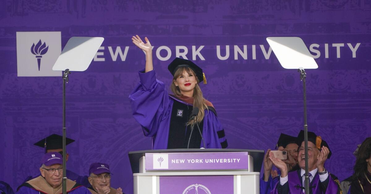 'Dr.' Taylor Swift at NYU: Read her full commencement speech - Los ...