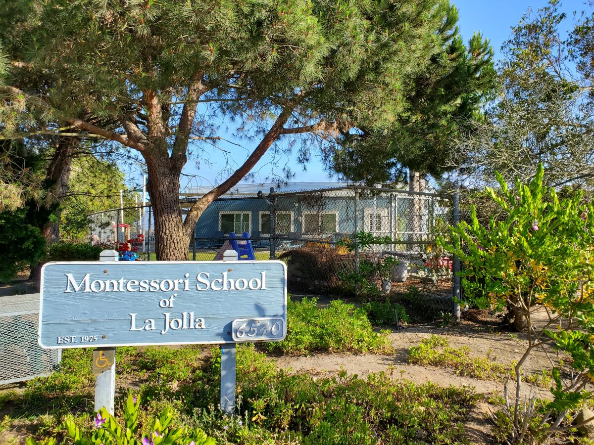 Montessori School of La Jolla's last day at 6540 Soledad Mountain Road was June 9.