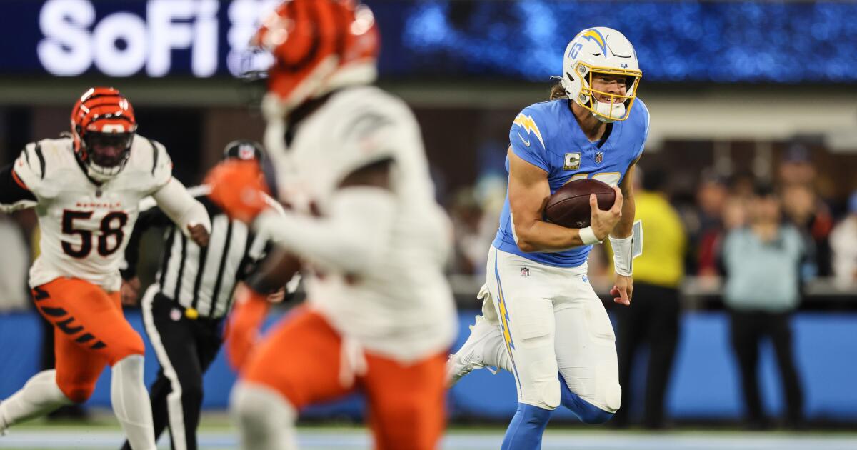 JK Dobbins:为闪电队贾斯汀·赫伯特“开始 MVP 谈话” JK Dobbins:为闪电队贾斯汀·赫伯特“开始 MVP 谈话”