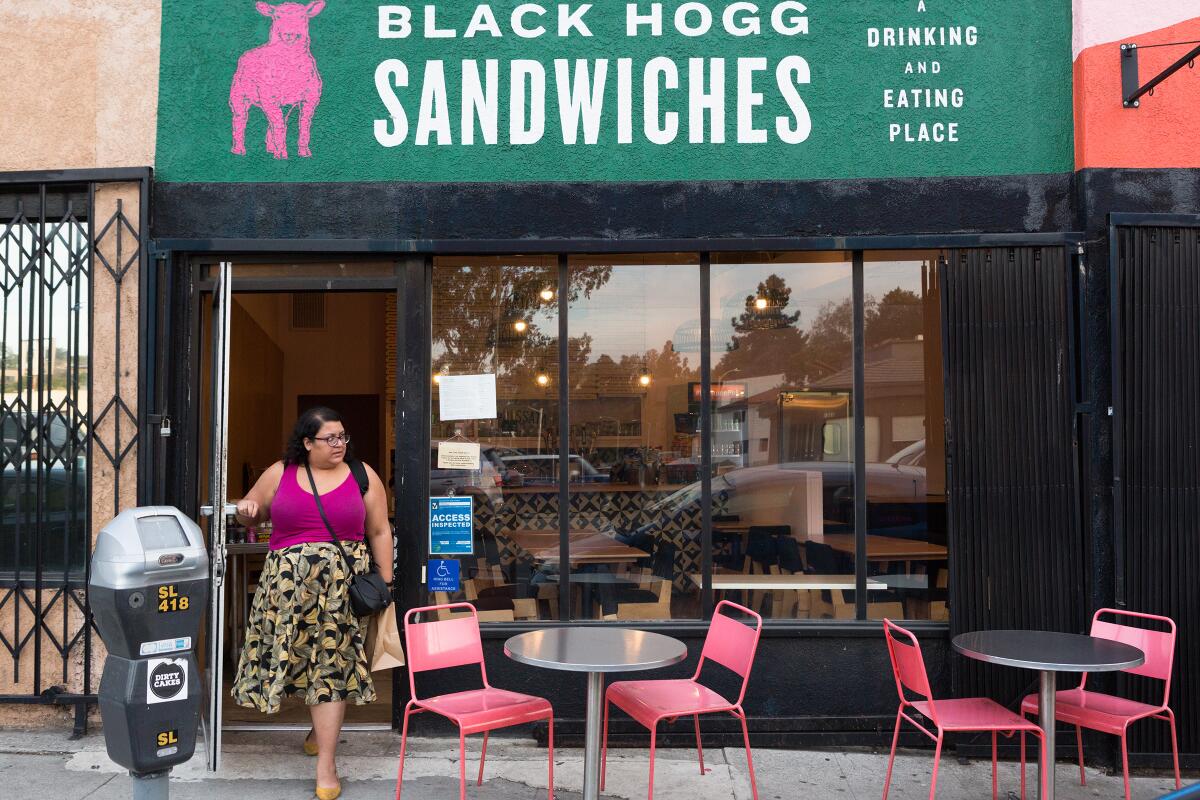 Black Hogg Sandwiches in Silverlake.