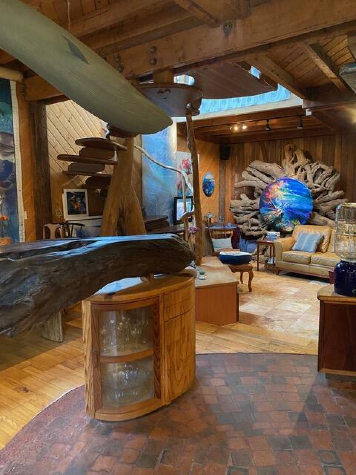 A look inside the former home of Robert Young, an artist known for a painting called "The Big One."