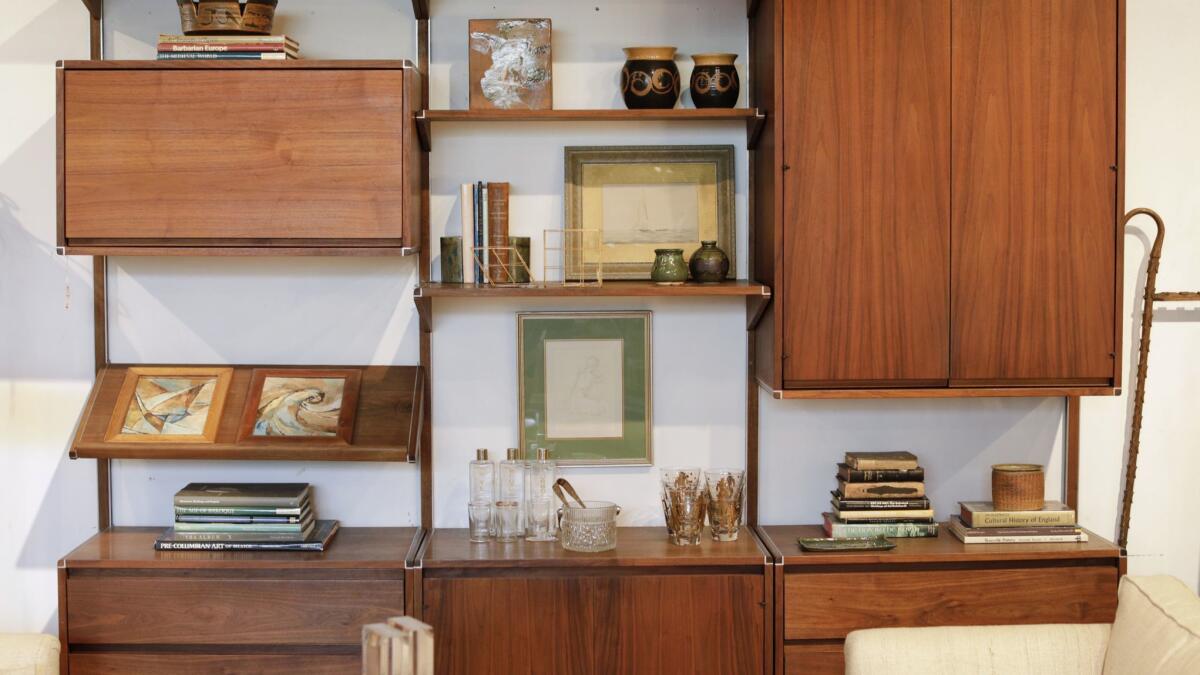 A 1970s Barzilay wall unit at Pop Up Home.