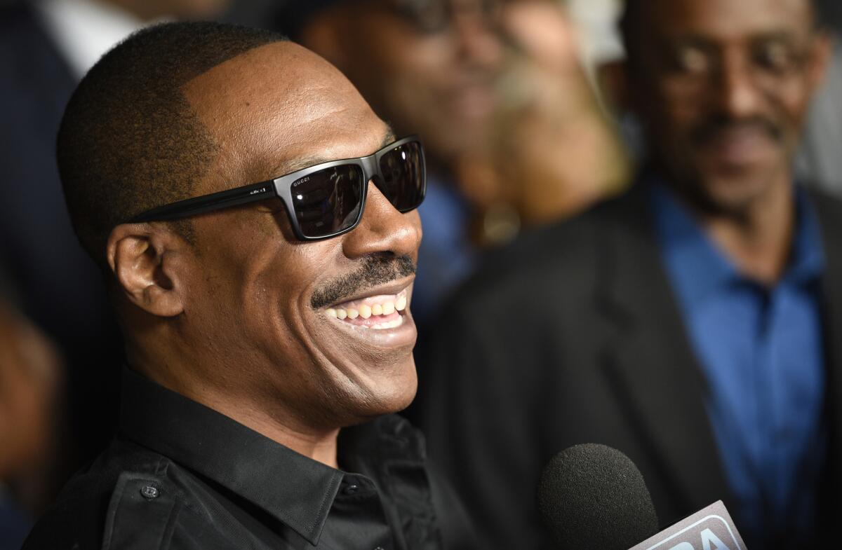 Eddie Murphy at the premiere of "Mr. Church" last month in L.A. He will be honored at the 2016 Hollywood Film Awards.